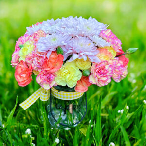 Fascinating Carnations Vase Arrangement