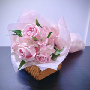 Pink Rose Trio Bouquet